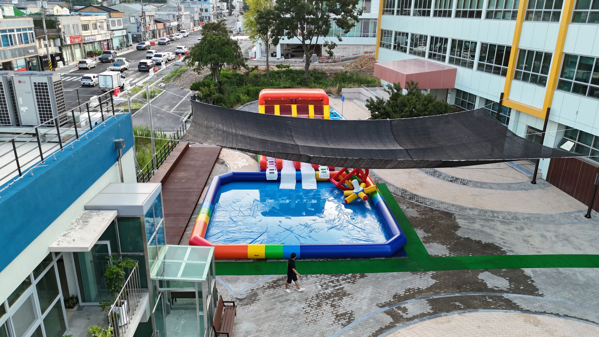 여름 물놀이 패키지 A  구성 : 대형 워터슬라이드 + 10m x 10m 풀장 (전화,카카오채널문의) 상세 이미지 8