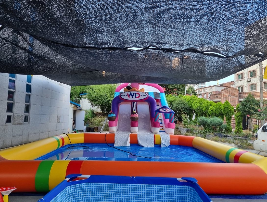 여름 물놀이 패키지 B  구성 : 준대형 워터슬라이드 + 8m x 8m 풀장 (전화,카카오채널문의) 상세 이미지 14