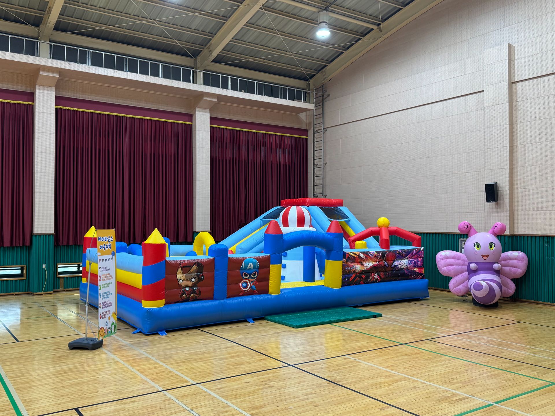 히어로 중형 에어바운스  (전화,카카오채널문의) 상세 이미지 2