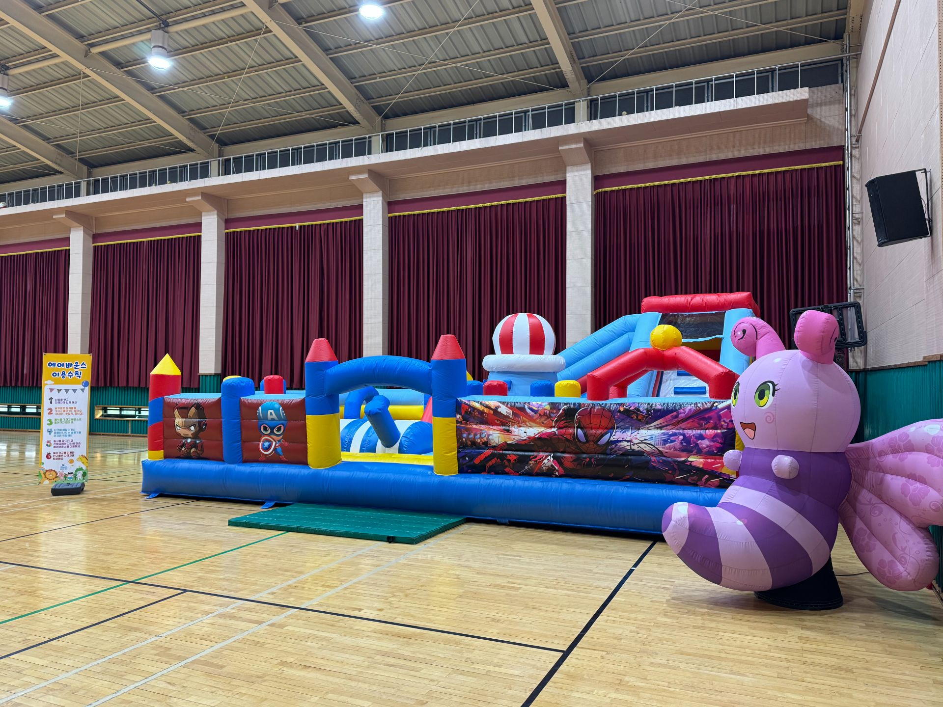 히어로 중형 에어바운스  (전화,카카오채널문의) 상세 이미지 3