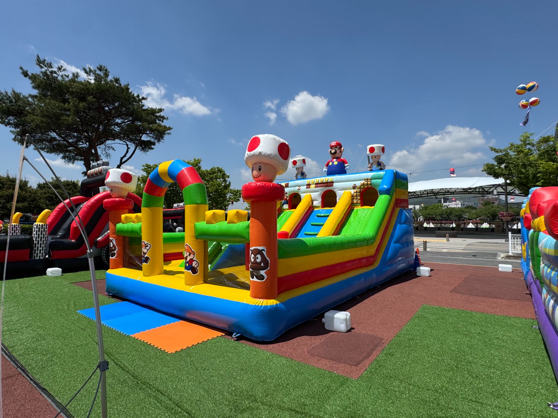 마리오 중형 에어바운스  (전화,카카오채널문의)