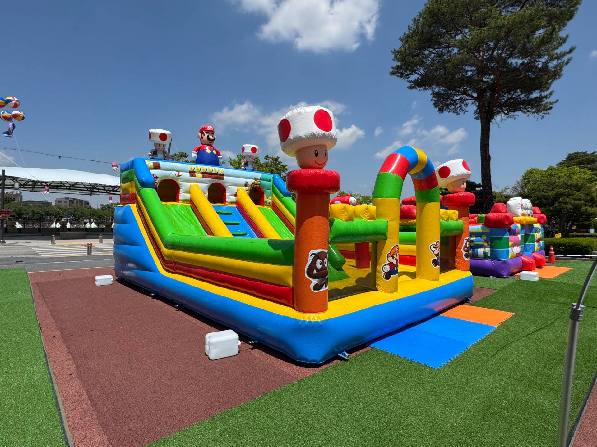 마리오 중형 에어바운스  (전화,카카오채널문의) 상세 이미지 2