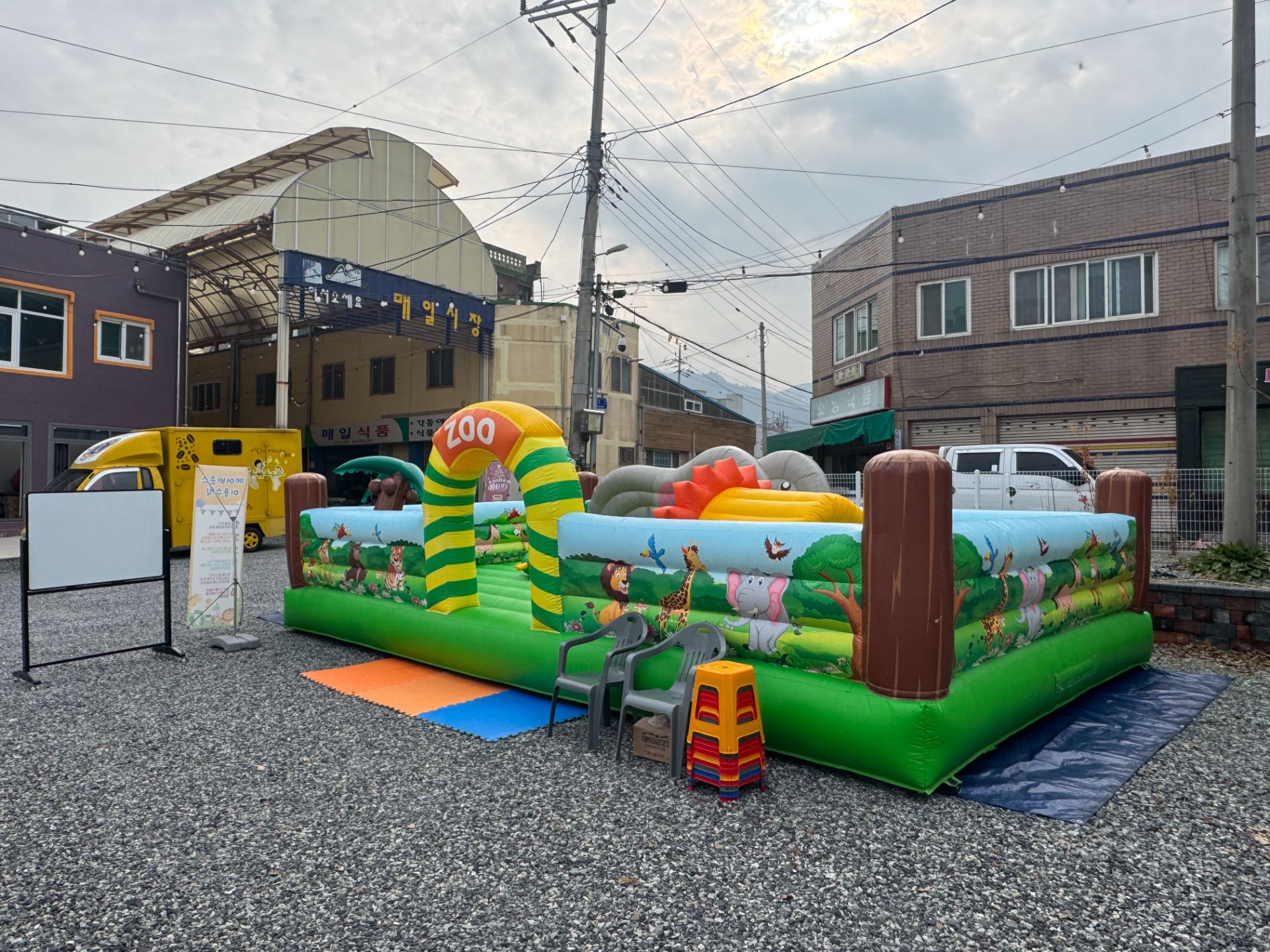동물원 중형 에어바운스  (전화,카카오채널문의) 상세 이미지 8