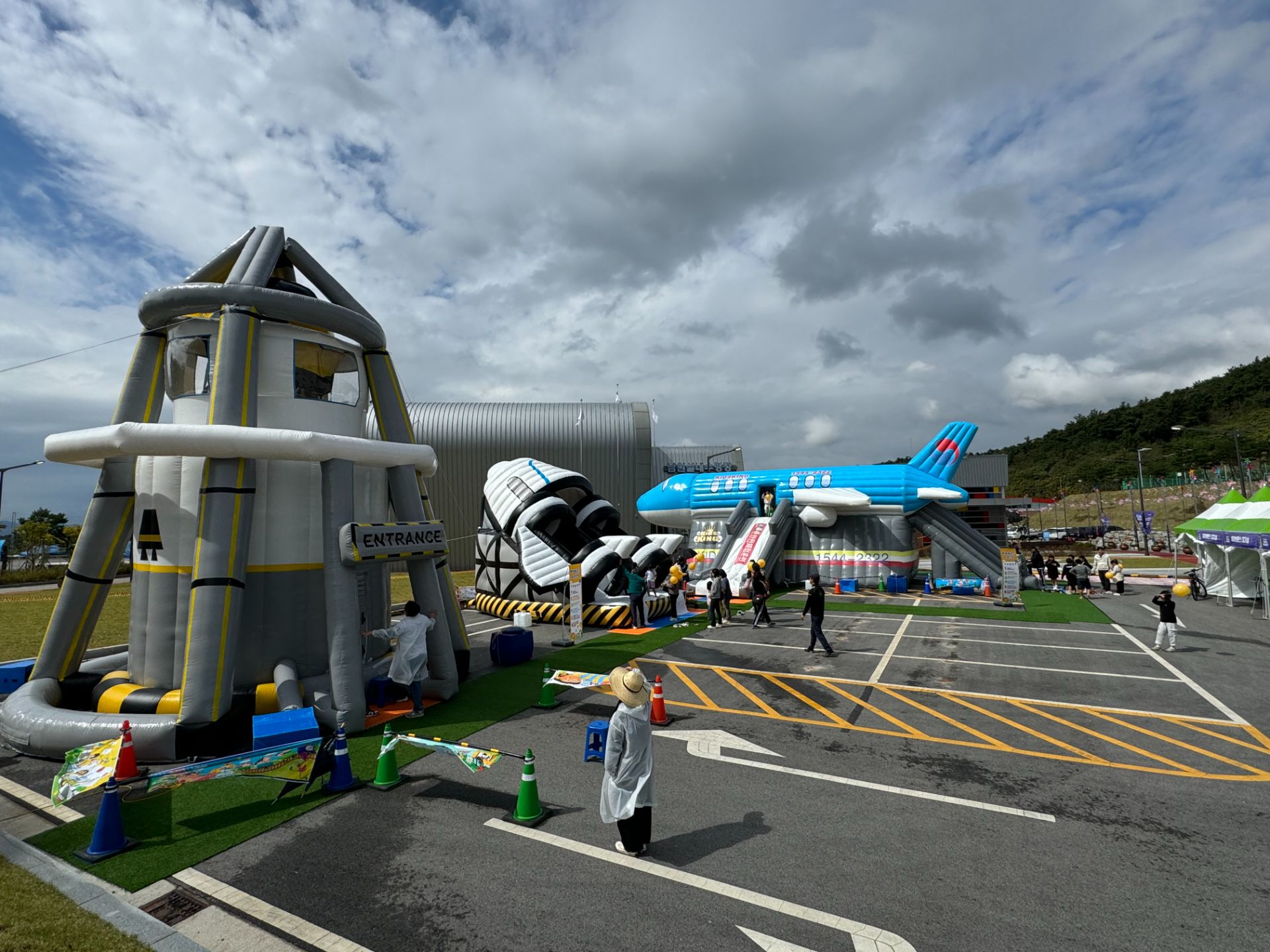 우주선 낙하산 에어바운스  (전화,카카오채널문의) 상세 이미지 2