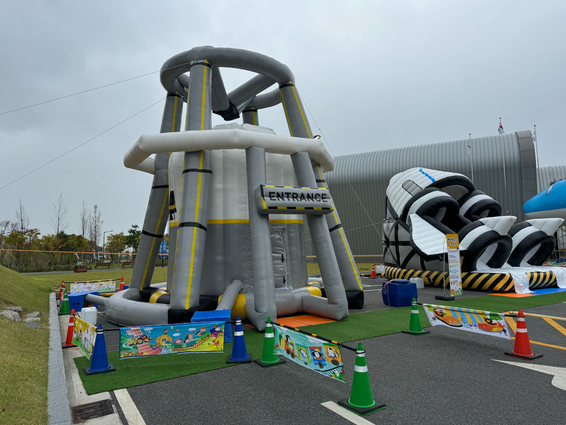 우주선 낙하산 에어바운스  (전화,카카오채널문의) 상세 이미지 6