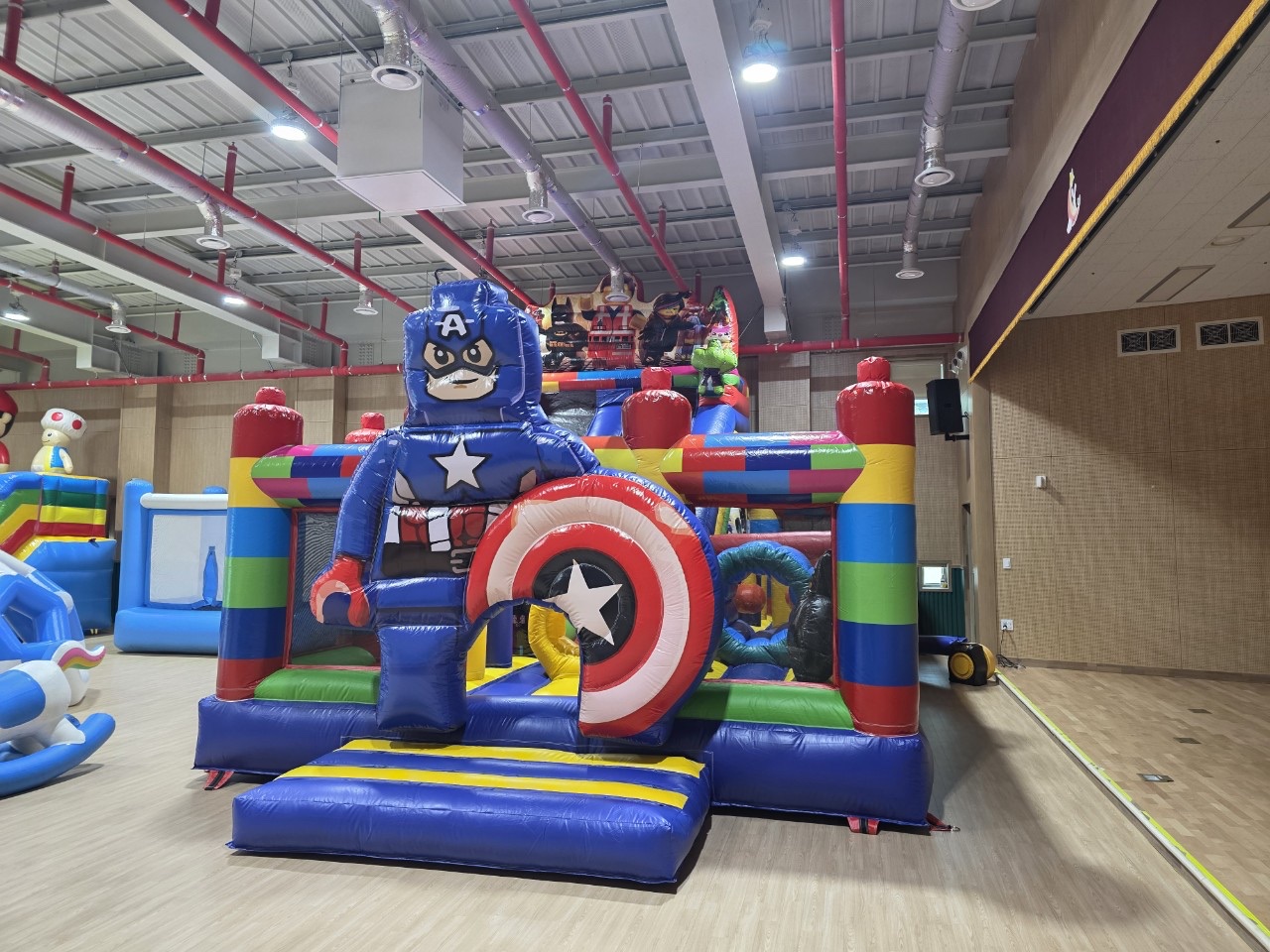 히어로 슬라이드형 중형 에어바운스 (전화,카카오채널문의) 상세 이미지 1